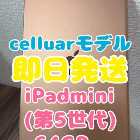 【即日発送】iPadmini(第5世代)ゴールド64GB cellularモデル