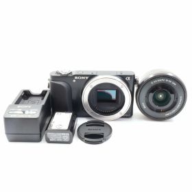 【中古】【1年保証】【良品】SONY NEX-3N パワーズームレンズキット (PZ 16-50mm) ブラック [NEX-3NL]