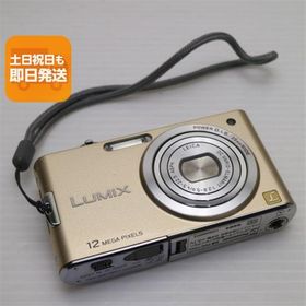 超美品 DMC-FX60 リュクスゴールド 即日発送 Panasonic LUMIX デジカメ 本体 あすつく 土日祝発送OK