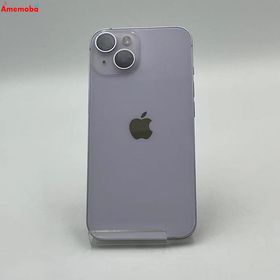 爆速発送iPhone14 128GB パープル MPUY3J/A AU版SIMフリー 美品