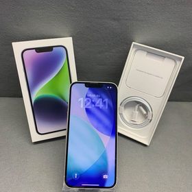美品 Appleストア版 SIMフリー iPhone14 128GB スターライト色