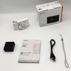 【中古 動作確認済】 SONY デジタルカメラ DSC-WX500 光学30倍ズーム 1820万画素 ホワイト Cyber-shot