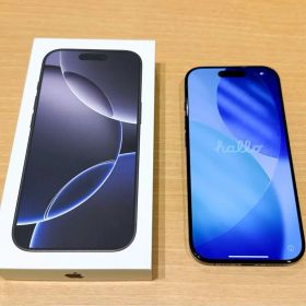 iPhone 16 Pro ブラックチタニウム 256GB SIMフリー