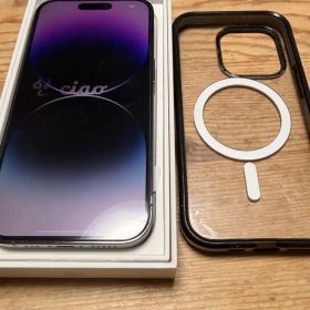 美品Apple iPhone 14 Pro 256G本体 ディープパープル