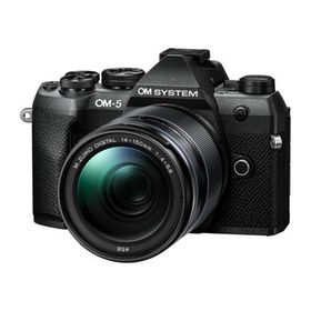 OM SYSTEM OM-5 Mark II BLK ブラック 14-150mm II レンズキット ミラーレスデジタル一眼カメラ IP53防水防塵対応 OM5MK2L14150K