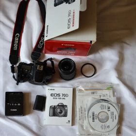 キヤノン Canon EOS 70D レンズキット 一眼レフ 中古