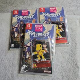 デジモンサヴァイブ スイッチ 新品 特典付き デジモンサバイブ 3set