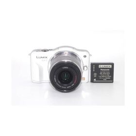 パナソニック ミラーレス一眼カメラ LUMIX GF3 ダブルズームキット シェルホワイト DMC-GF3W-W