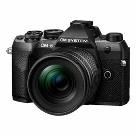 【新品】OM SYSTEM OM-5 Mark II 12-45mm F4.0 PRO レンズキット ブラック【7月31日ご注文分まで5年間延長保証（自然故障対象）プレゼント】
