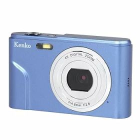 【中古】Kenko ケンコー コンパクトデジタルカメラ KC-03TY (ブルー)