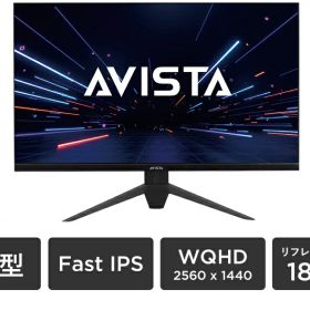 【あす楽】AVISTA 27インチ ゲーミングモニター RGD270QDB ゲーミングディスプレイドウシシャ 3年保証 WQHD解像度に対応