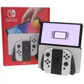 【Nintendo】任天堂『Nintendo Switch 有機ELモデル / ホワイト』HEG-S-KAAAA 2021年10月発売 ゲーム機本体 1週間保証【中古】