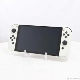 【中古】Nintendo(任天堂) Nintendo Switch 有機ELモデル Joy-Con(L)／(R) ホワイト 【258-ud】