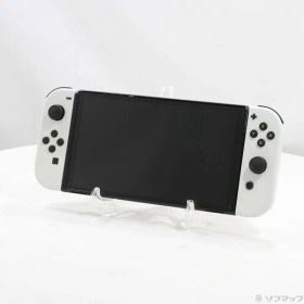 【中古】Nintendo(任天堂) Nintendo Switch 有機ELモデル Joy-Con(L)／(R) ホワイト 【305-ud】