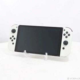 【中古】Nintendo(任天堂) Nintendo Switch 有機ELモデル Joy-Con(L)／(R) ホワイト 【258-ud】