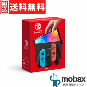 ◆ポイントUP◆※保証書未記入【美品】【中古】 2021年版 Nintendo Switch（有機ELモデル）Joy-Con(L) ネオンブルー/(R) ネオンレッド HEG-S-KABAA ニンテンドースイッチ
