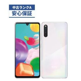 ★【美品】 Galaxy A41 SCV48 SCV48 64GB ホワイト au 管理:G4#t