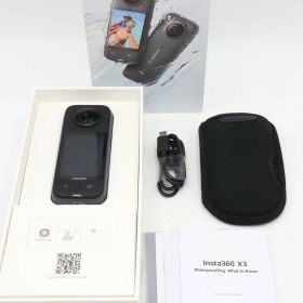 【お買い物マラソン！限定クーポン】【美品】Insta360 X3 CINSAAQ/B 360度カメラ 全天球 インスタ360 パノラマ 本体 【中古】
