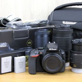 Nikon ニコン デジタル一眼レフカメラ D5600 ダブルズームキット ブラック D5600WZBK