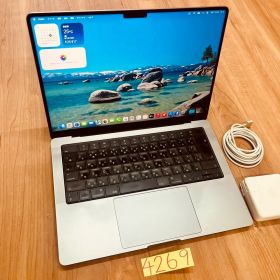 【動作確認済】 MacBook pro 14インチ 2021 Apple M1 pro 16GB 1TB 動画編集可 カメラ内蔵 ノートPC SSD搭載 macOSインストール済 【4269】
