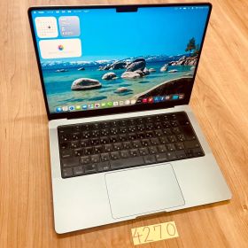 【動作確認済】 MacBook pro 14インチ 2021 Apple M1 pro 16GB 1TB 動画編集可 カメラ内蔵 ノートPC SSD搭載 macOSインストール済 【4270】