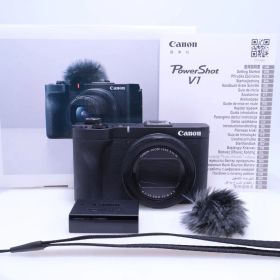 【良品】Canon PowerShot V1 ハイブリッドカメラ 超広角ズームレンズ内蔵 4K動画 Vlog ライブ配信 コンテンツ制作 コンパクトデザイン