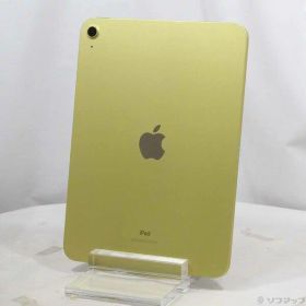 【中古】Apple(アップル) iPad 第10世代 64GB イエロー MPQ23J／A Wi-Fi 【344-ud】
