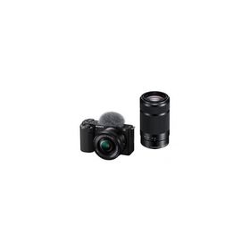 【新品/取寄品】SONY VLOGCAM ZV-E10Y ダブルズームレンズキット ブラック レンズ交換式Vlogカメラ ソニー