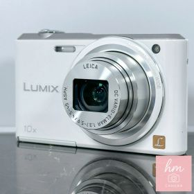 【美品】Panasonic LUMIX DMC-SZ3 ホワイト コンデジ デジカメ 10倍ズーム 手ブレ補正 スリム 軽量 1610万画素 可愛い 白 旅行 日常撮影 マクロ5cm HD動画