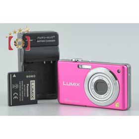 【中古】Panasonic パナソニック LUMIX DMC-FS7 ピンク コンパクトデジタルカメラ