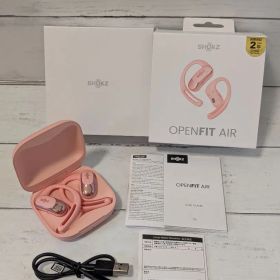 【美品】SHOKZ OpenFit Air ピンク 完品 ワイヤレスイヤホン