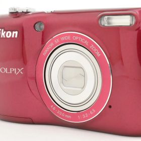 ★極上美品★ニコン Nikon COOLPIX L26 レッド★ Y520 #5258