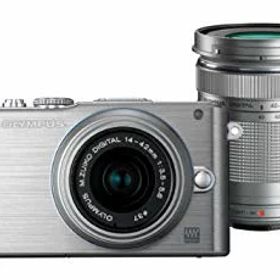 【中古】【非常に良い】OLYMPUS ミラーレス一眼 PEN Lite E-PL3 ダブルズームキット シルバー E-PL3 DZKIT SLV