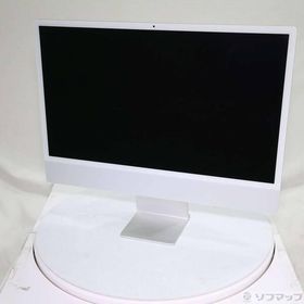 〔中古〕Apple(アップル) iMac 24-inch Mid-2021 MGTF3J／A Apple M1 8コアCPU_7コアGPU 8GB SSD256GB シルバー 〔15.7 Sequoia〕〔258-ud〕