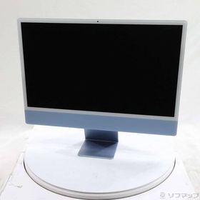 〔中古〕Apple(アップル) iMac 24-inch Mid-2021 MGPL3J／A Apple M1 8コアCPU_8コアGPU 8GB SSD512GB ブルー 〔14.8 Sonoma〕〔344-ud〕