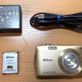 【美品】Nikon COOLPIX S3300 ゴールド