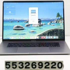 Apple MacBook Pro 16インチ 2019 A2141 Core i7 9750H 2.6GHz/16GB/512GB(SSD)/16W/(3072x1920)/Radeon Pro 5300M AC欠品【中古】【20260619】