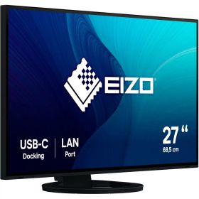 EIZO オフィス移転改装向けデイジーチェーン対応モニター | FlexScan EV2795-BK | 27.0型WQHD・USB Type-C・ブラック