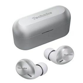 【中古】テクニクス ワイヤレスイヤホン EAH-AZ40M2-S シルバー bluetooth ノイズキャンセリング 3台マルチポイント IPX4 LDAC対応 ハイレゾ音質再生 アプリ対応