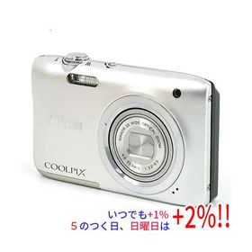 【中古】Nikon デジカメ COOLPIX A100SL シルバー 2005万画素 液晶画面いたみ 本体のみ【いつでも+1％！5のつく日と日曜日は+2%！】 爆買