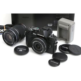 【全額返金保証】並品｜オリンパス OM-D E-M10 Mark III EZダブルズームキット [ブラック] CA01-B6177-2K4