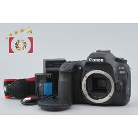 【中古】Canon キヤノン EOS 80D デジタル一眼レフカメラ シャッター回数僅少