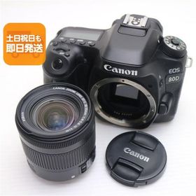 超美品 EOS 80D EF-S18-135 IS USM レンズキット ブラック 中古 Canon あすつく 土日祝発送OK