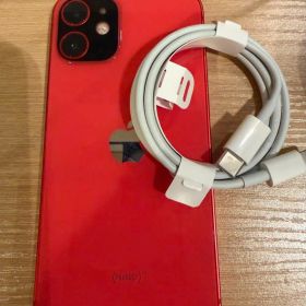 お値下中Apple iPhone 12 miniレッド 赤 本体 充電ケーブル付