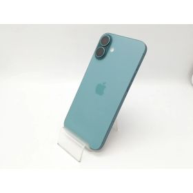 【中古】Apple 国内版 【SIMフリー】 iPhone 16 Plus 128GB ティール MXVF3J/A【アリオ倉敷】保証期間1ヶ月【ランクB】