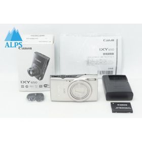 Canon キヤノン IXY 650 コンパクトデジタルカメラ シルバー 元箱付 260617h【アルプスカメラ】