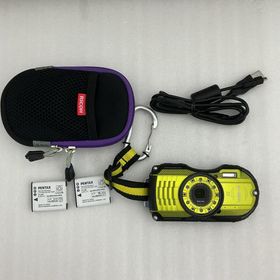 RICOH デジタルカメラ WG-4 ライムイエロー【中古】