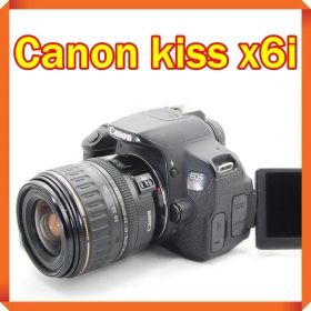 ✨ Canon EOS kiss x6i 一眼レフ スマホ転送 シングルレンズ