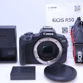 【8,000回以下 極美品】Canon EOS R50 ボディ ブラック ミラーレス一眼カメラ
