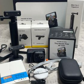 Insta360 GO Ultra 本体 アクセサリーセット ブラック 付属あり